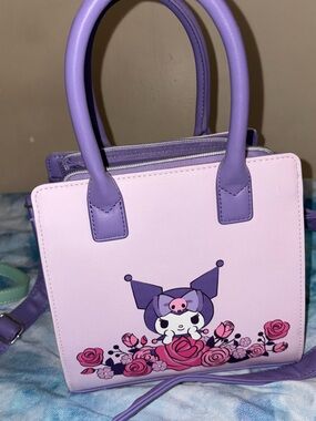 Kuromi Lavender and Pink Mini Tote Bag